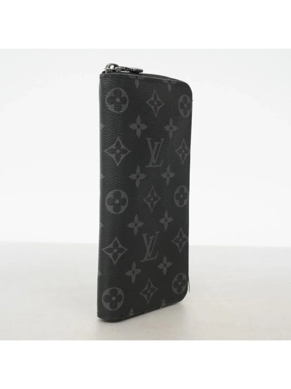 Louis Vuitton Wallet Monogram Eclipse Zippy Vertical Black